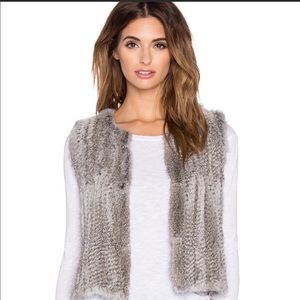 525 America Rabbit Fur Vest, minimal use.